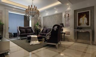 欧式装修客厅挂画的搭配效果哪种好 欧式家装客厅效果图